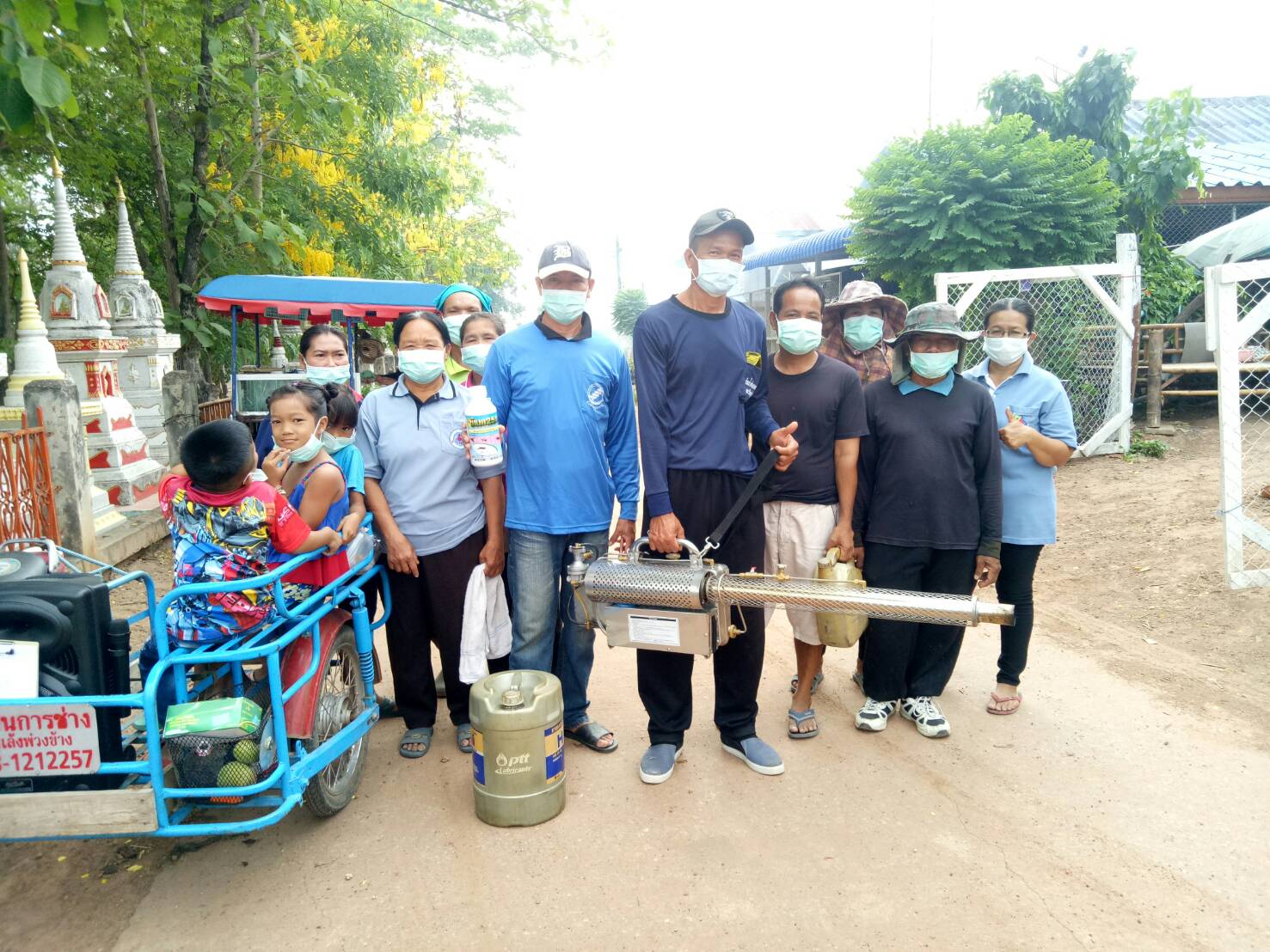 รพ.สต.โนนสำราญ ควบคุมโรคไข้เลือดออกในพื้นที่